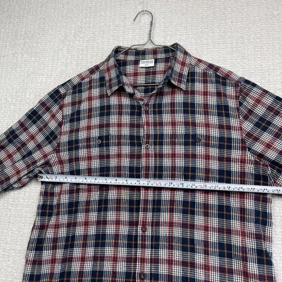 Wind River Mens Medium Long Sleeve Flannel Red / Blue Plaid Lumberjack Outdoor - Picture 8 of 12